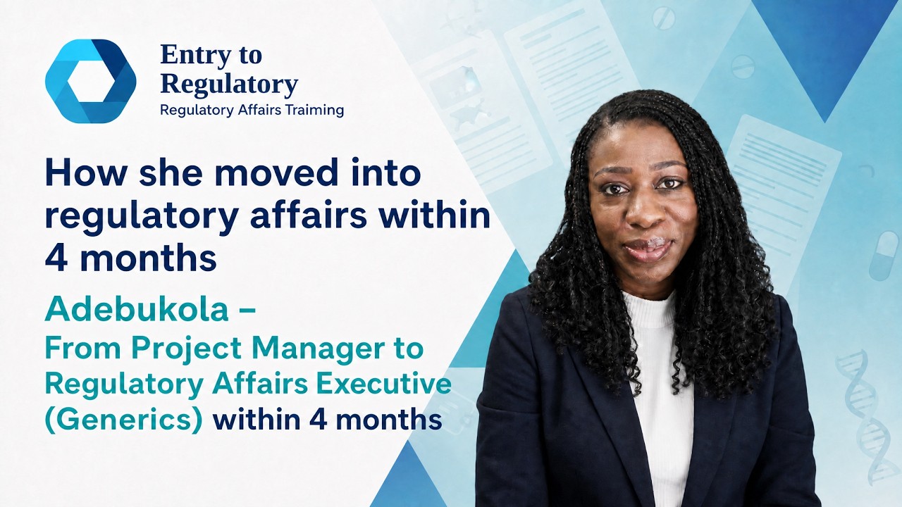How to move into regulatory affairs from project management