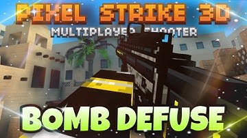 Pixel strike 3d but we outplayed everyone including myself in bomb defuse ( lmao )