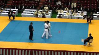 Lechi Kurbanov  vs Joao Rocha @ 10th World Open Kyokushin Karate Tournament