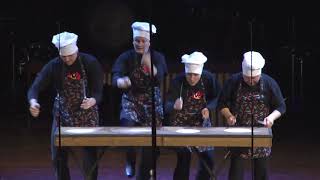 Novosibirsk Percussion Group - &quot;Knife Drumming&quot; - M.Stomp