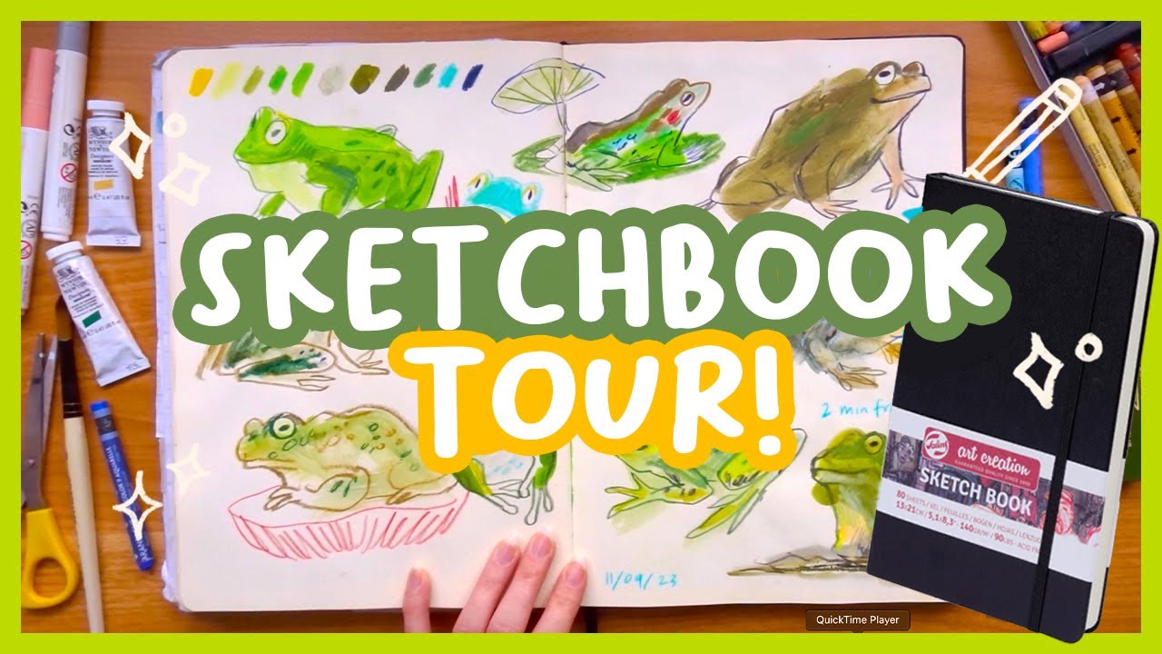 A4 Sketchbook Tour! Royal Talens Art Creations flip through 🎨 YouTube