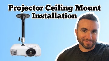 DIY Projector Ceiling Mount Installation