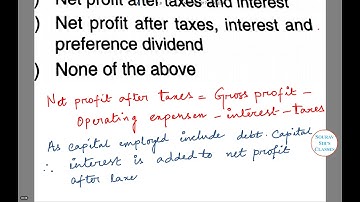 RETURN ON CAPITAL EMPLOYED COMMERCE  BCOM ,MCOM ,CA-CPT,IPCC,FINALS ,ICWA ,CS ,CMA ,CFA ,BBA ,MBA