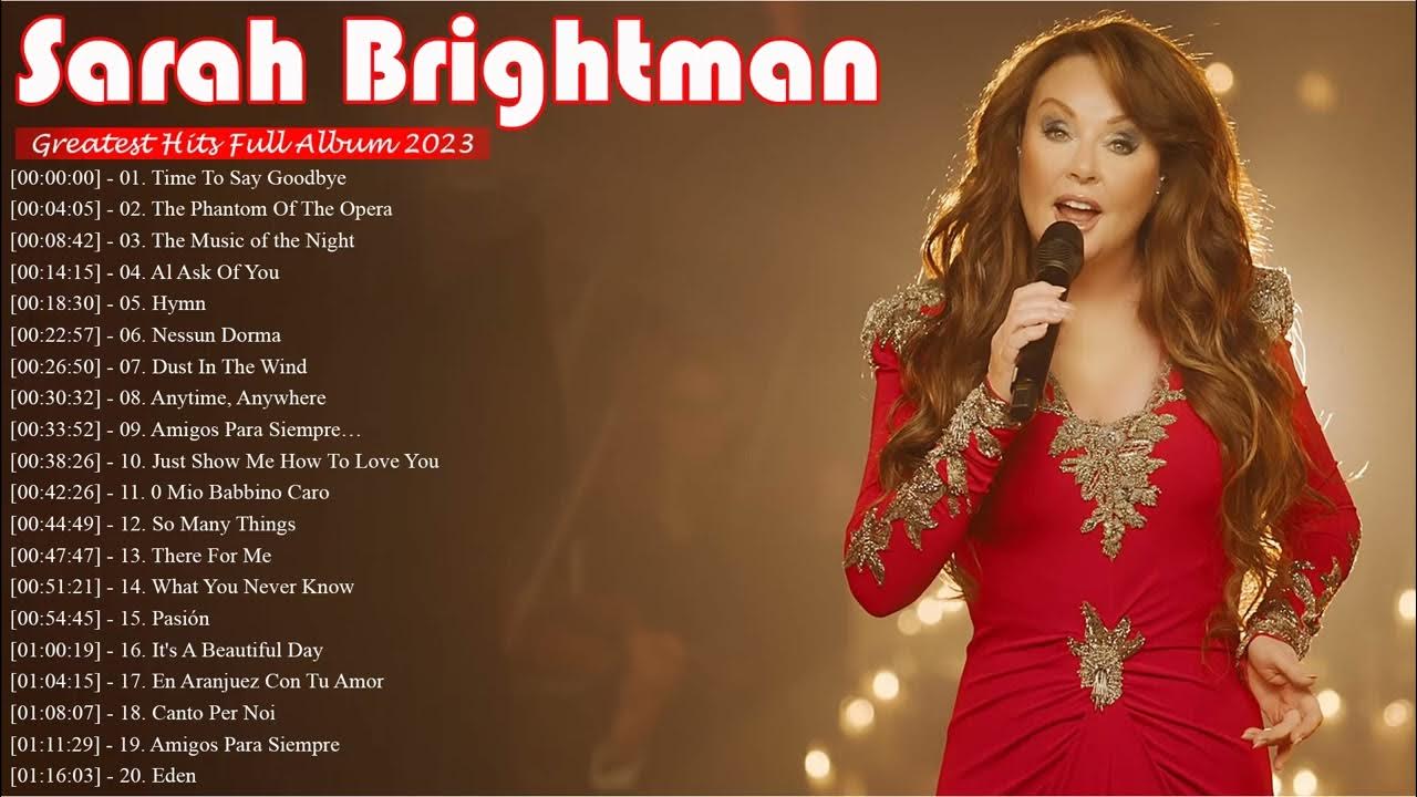 Sarah Brightman Greatest Hits Full Album 2023 - The Best Of Sarah ...