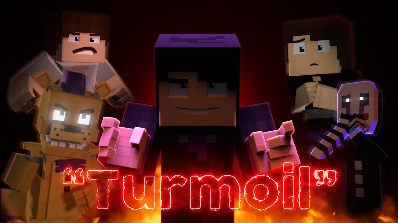 Download "Turmoil" | FNaF Minecraft Animated Music Video (Song by DHeusta & Rooster Time)