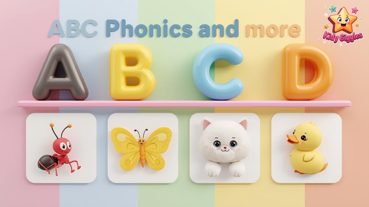 A to Z Phonics Fun Songs for Kids & Toddlers | Phonics Alphabet Song | Nursery Rhymes in English