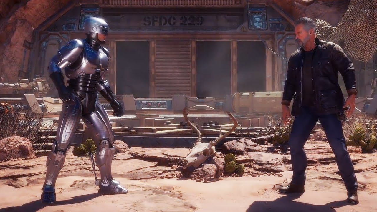 ⁣MORTAL KOMBAT 11 RoboCop vs Terminator Full Fight Gameplay 1080p 60FPS