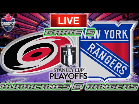 Carolina Hurricanes vs New York Rangers Game 5 LIVE Stream Game Audio 