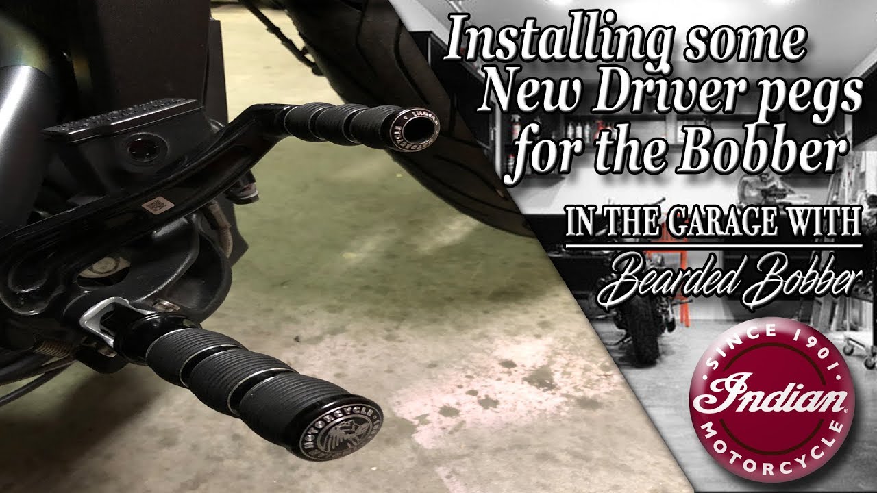 Installing Indian Scout driver pegs! (Discontinued) YouTube