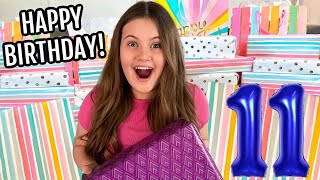 HOW WE CELEBRATED our DAUGHTERS 11th BiRTHDAY! OPENING PRESENTS!