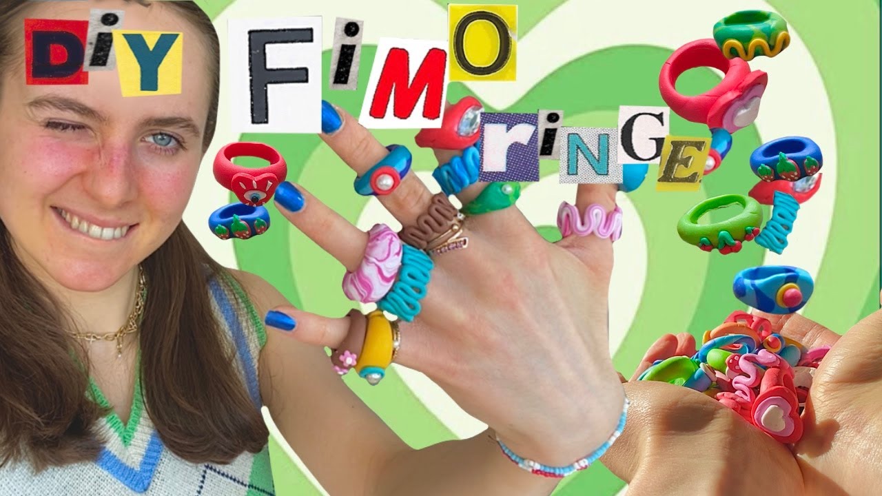 aestethic Pinterest/ TikTok Fimo Ringe selber machen *reizend* - YouTube