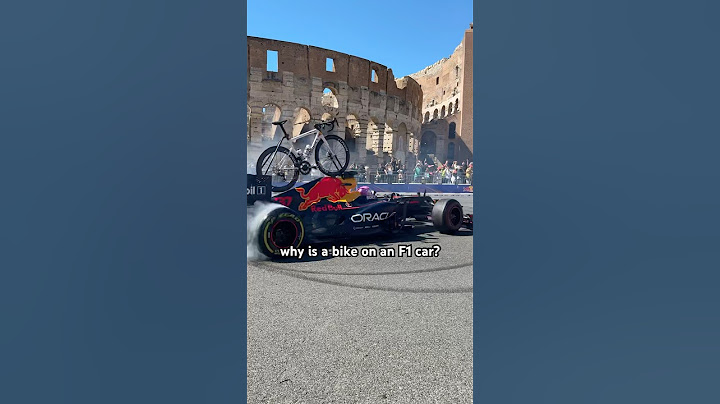 Bike On An F1 Car?