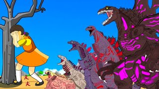 Evolution Of Shin Godzilla Playing Squid Game Animation | Size Comparison 2022 \/ ANIMATION