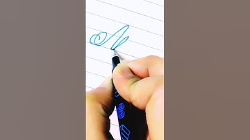 "Akshita" in cursive writing #shorts #youtubeshorts #calligraphy #cursive #handwriting