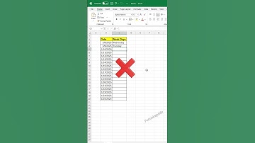 Don’t Type Weekday Manually in Excel ⏳ | Smart Excel Trick #focusinguide #shorts