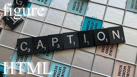 figure and figcaption HTML CSS #5min