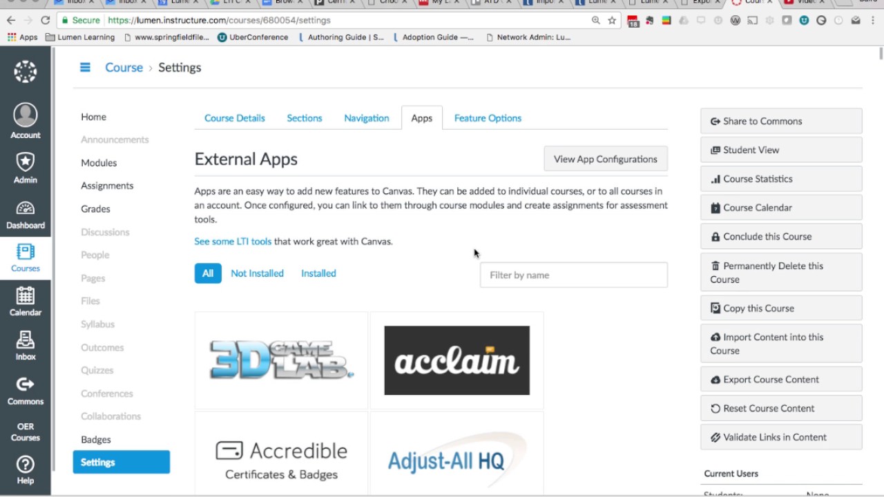 Delete Extra App in Canvas YouTube