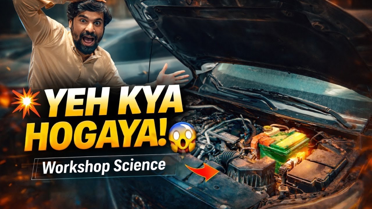 Car Ko Yeh Kya Ho Gaya! 😱 | Car Workshop Science in Sharjah | Inside the Best Garage in UAE