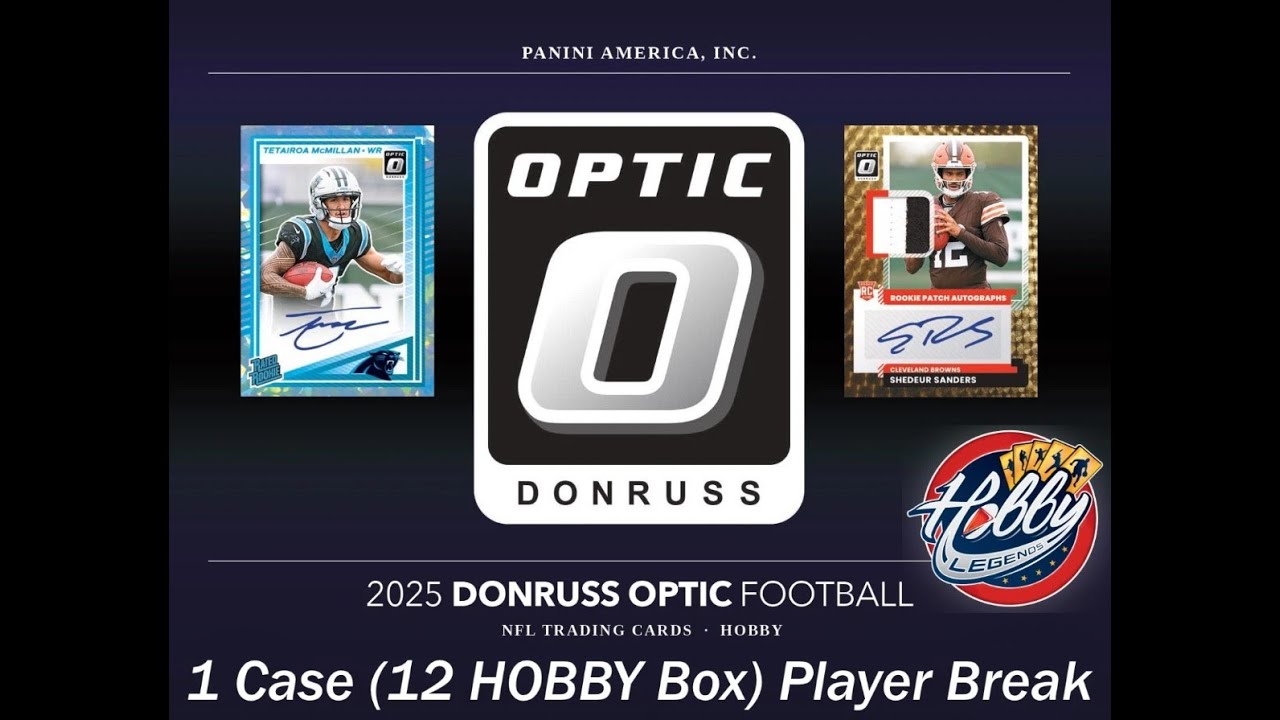 2025 DONRUSS OPTIC 1 Case (12 Hobby Box) Player Break #2 eBay Live 01/31/26