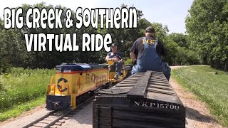 Big Creek & Southern Railroad | Virtual Ride | Long Train Meet