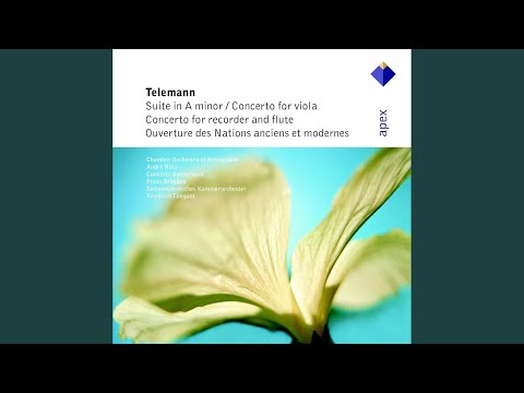 Ouverture-Suite for Recorder and Strings in A Minor, TWV 55:a2: V. Réjouissance. Viste