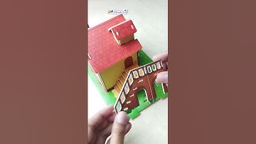 3D Puzzle Home sweet home DIY #crafts #puzzle #3dpuzzle #shorts #youtubeshorts #idemainananak