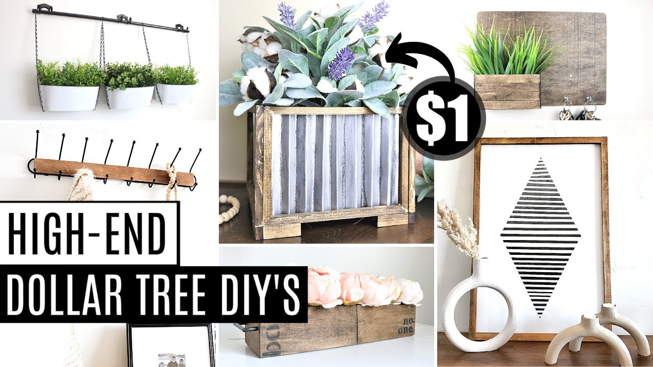 DIY ROOM DECOR! TOP 10 Dollar Tree DIYs of 2020 | (Best DIY Home Decor