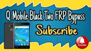 Q mobile Black Two FRP Bypass without pc #youtubevideoeditor
