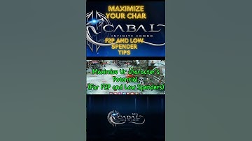 Cabal mobile infinite combo Sea server Guide&tips #cabalinfinitecombo ￼