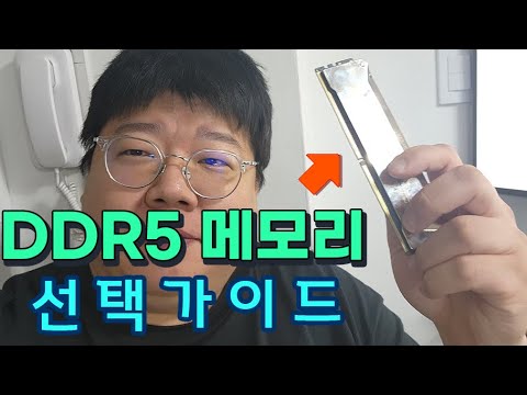 DDR5 메모리 램 선택가이드 