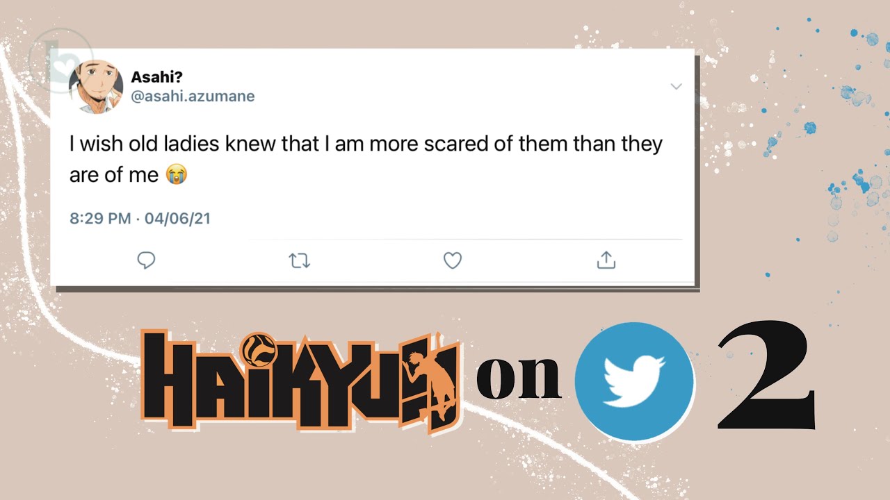 twitter on haikyuu, again — haikyuu tweets