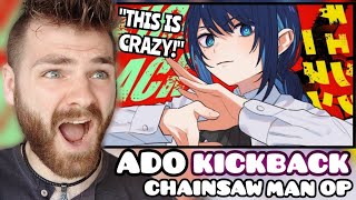 First Time Reacting to ADO &quot;KICK BACK&quot; | Chainsaw Man Opening | ANIME REACTION!