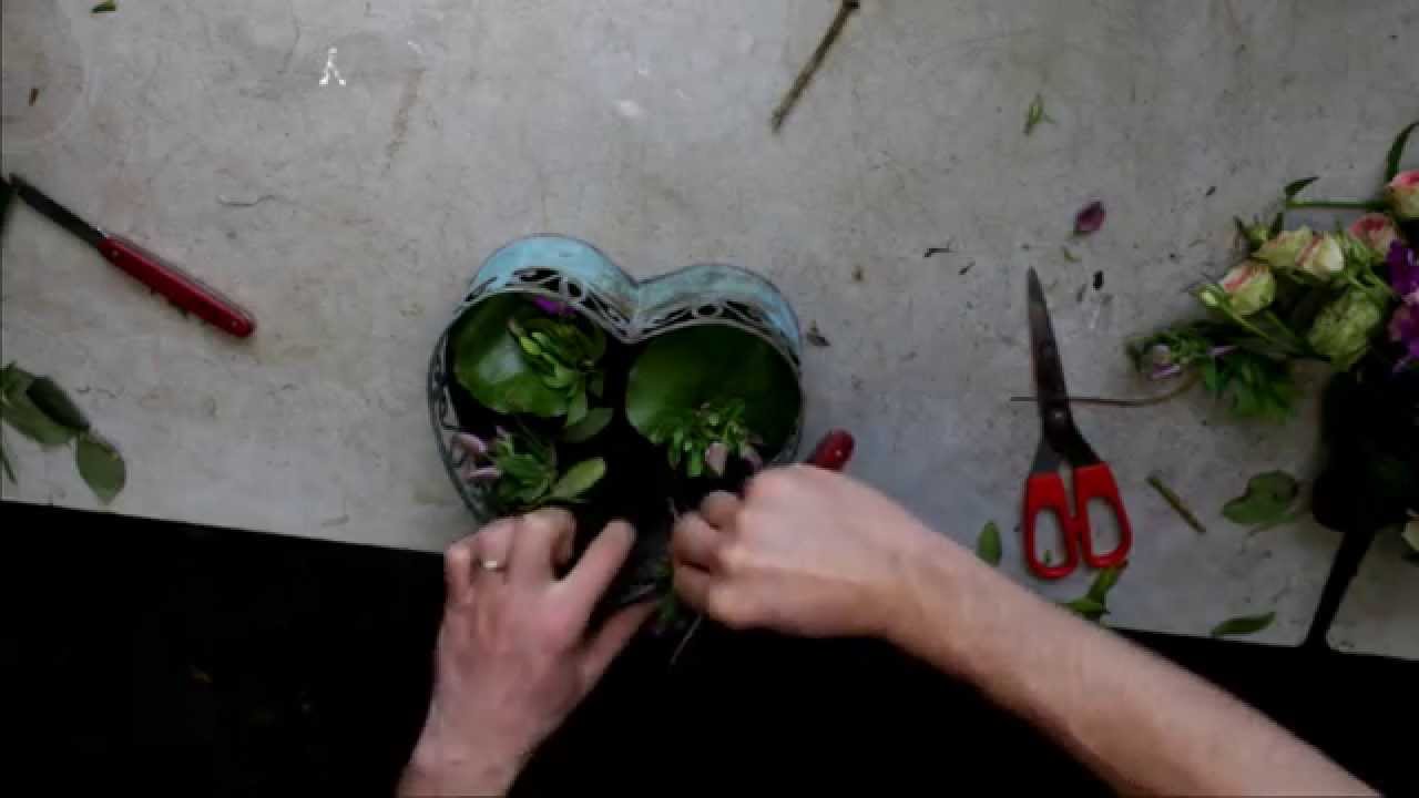Ein shabby chic herz selber machen youtube