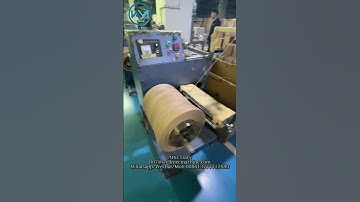Round Twisted Paper Rope Rewinding Making Machine for Bag Handle Making,Máquina de cuerda de papel
