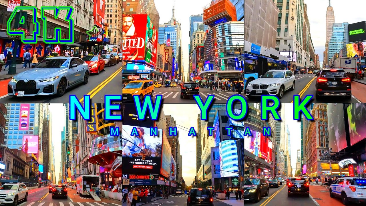 New York Midtown Drive Part 5/5, Most Expensive Streets in the World ...