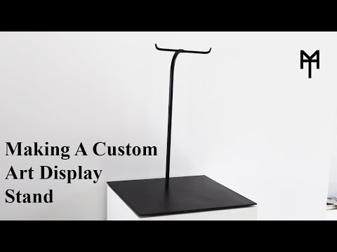 Making a Custom Art Display Stand: Studio Vlog 2 