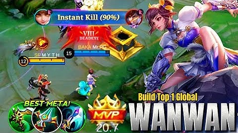 INSTANT KILLS 99% THIS NEW META WANWAN BUILD IS REALLY BROKEN!! BUILD WANWAN - MLBB