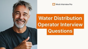 Water Distribution Operator Job Interview Questions and How to Answer Them