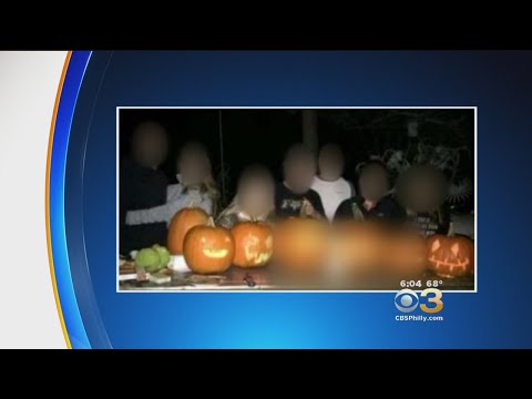 School District Investigating Photo Of Possible Students Posing Behind Pumpkins With Racist Carvings