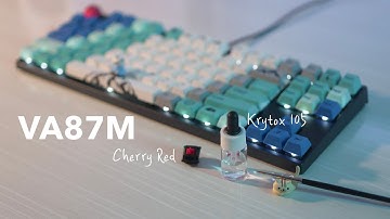 Varmilo VA87M Summit Lubed Cherry Reds Typing Sounds