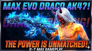 0 TO 7 LEVEL MAX EVO AK47 ⚡ Road to Max Blue Frame Draco AK! #freefire