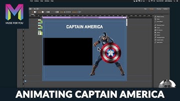 Animating Captain America in Adobe Muse | The Avengers | Adobe Muse CC | Muse For You