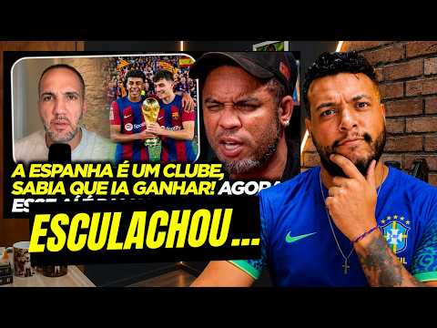 🚨 CARLOS ALBERTO DETONA O BRASIL APÓS TÍTULO DA ESPANHA: "JOGAMOS UMA GERAÇÃO FORA!"