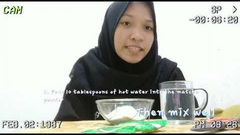 PROCEDURE TEXT • How to make ice chocolatos matcha🧊