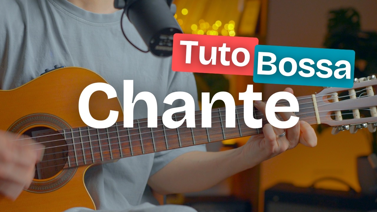 Tuto guitare : Chante - Michel Fugain (débutants + version bossa)