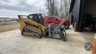 Homemade OffRoad Recovery skid steer attachment is ready for paint!