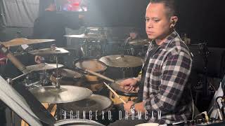 Video thumbnail of "NABILAH - HERE’S YOUR PERFECT ( Jamie miller ) - indonesian idol / result show - drumcam"