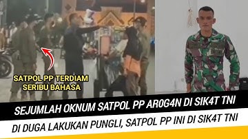 Oknum Satpol PP Apes!! Mau Pungli Tapi Malah Ketemu TNI, Begini Akhirnya