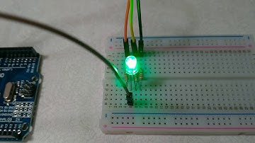 【Arduino電路實驗】三色LED(共陰極)