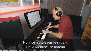 Video thumbnail of "Georges Brassens - Les copains d'abord - Piano - KARAOKE"